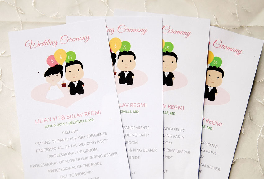 Lilian & Sulav's Wedding Program