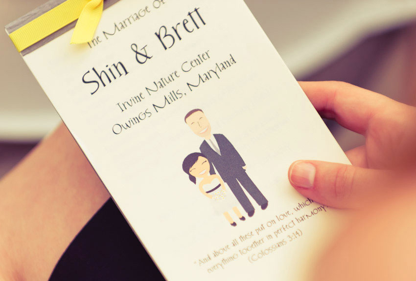 Shin & Brett's Wedding Program